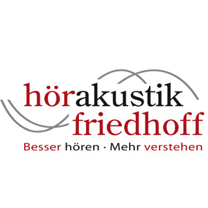 Logo der Firma Friedhoff Hörakustik GmbH & Co. KG 34497 Korbach aus Korbach auf dem Branchenportal Akustiker.net