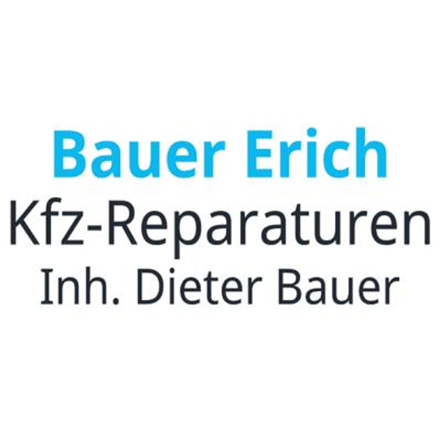 Logo der Firma Erich Bauer Kfz-Meisterbetrieb Inh. Dieter Bauer aus Rohr auf dem Branchenportal Auto-Werkstatt.de