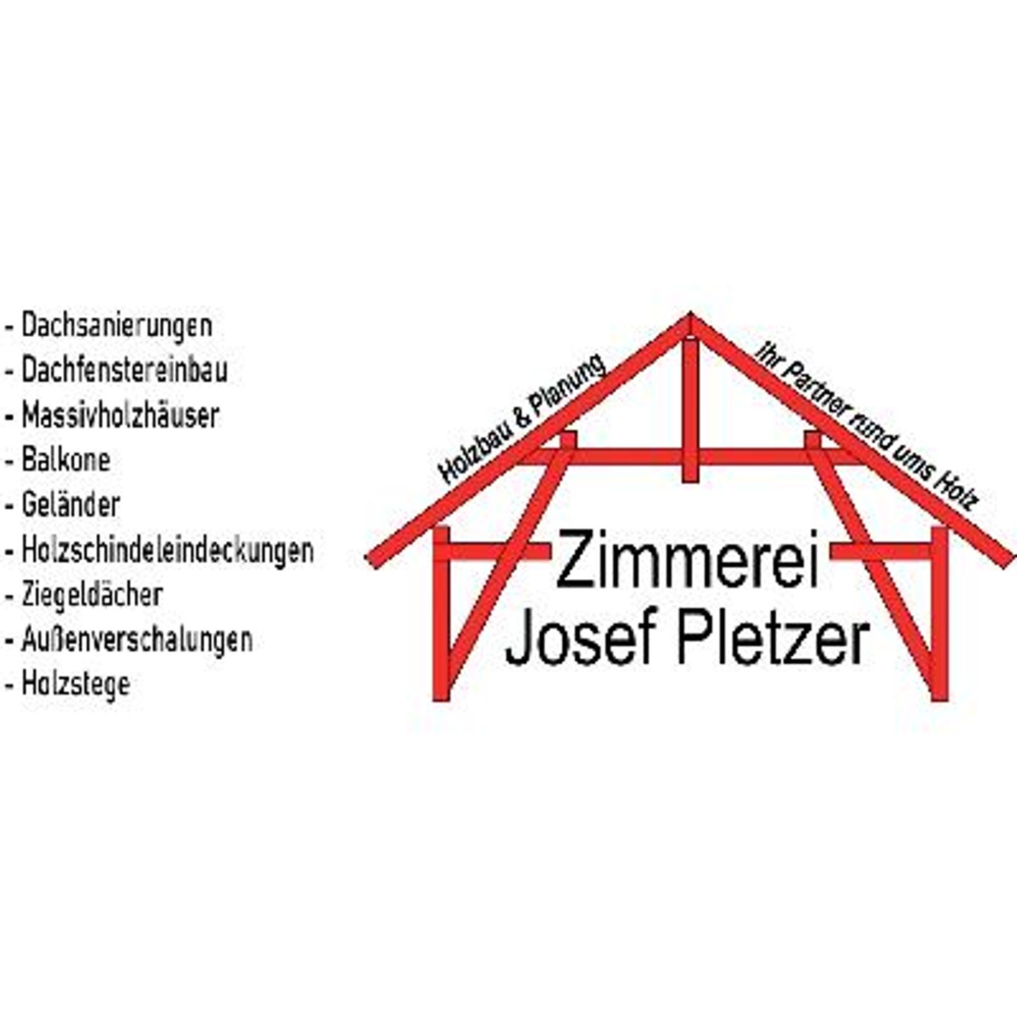 Logo der Firma Zimmerei Josef Pletzer aus Bischofswiesen auf dem Branchenportal Tischler-Schreiner.org