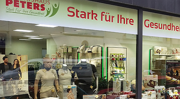 Beispielarbeit von Sanitätshaus Peters - veröffentlicht auf Sanimio.de