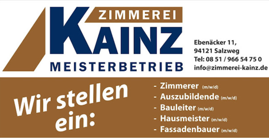 Beispielarbeit von Zimmerei Kainz - veröffentlicht auf Bauunternehmen.org