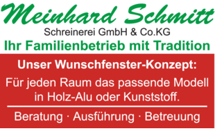 Logo der Firma Meinhard Schmitt Schreinerei GmbH & Co KG aus Üchtelhausen auf dem Branchenportal Bauunternehmen.org