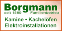 Logo der Firma Borgmann - Kamine, Kachelöfen, Elektro aus Erfurt auf dem Branchenportal Kaminbau.net