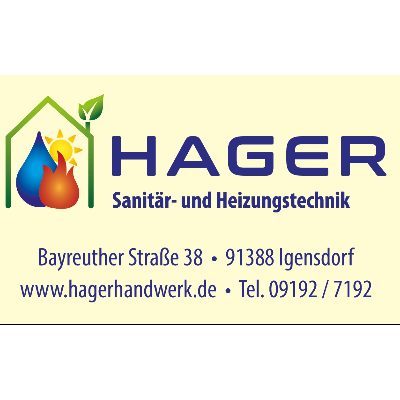 Logo der Firma Hager Sanitär- und Heizungstechnik aus Igensdorf auf dem Branchenportal Heizungsbau.net