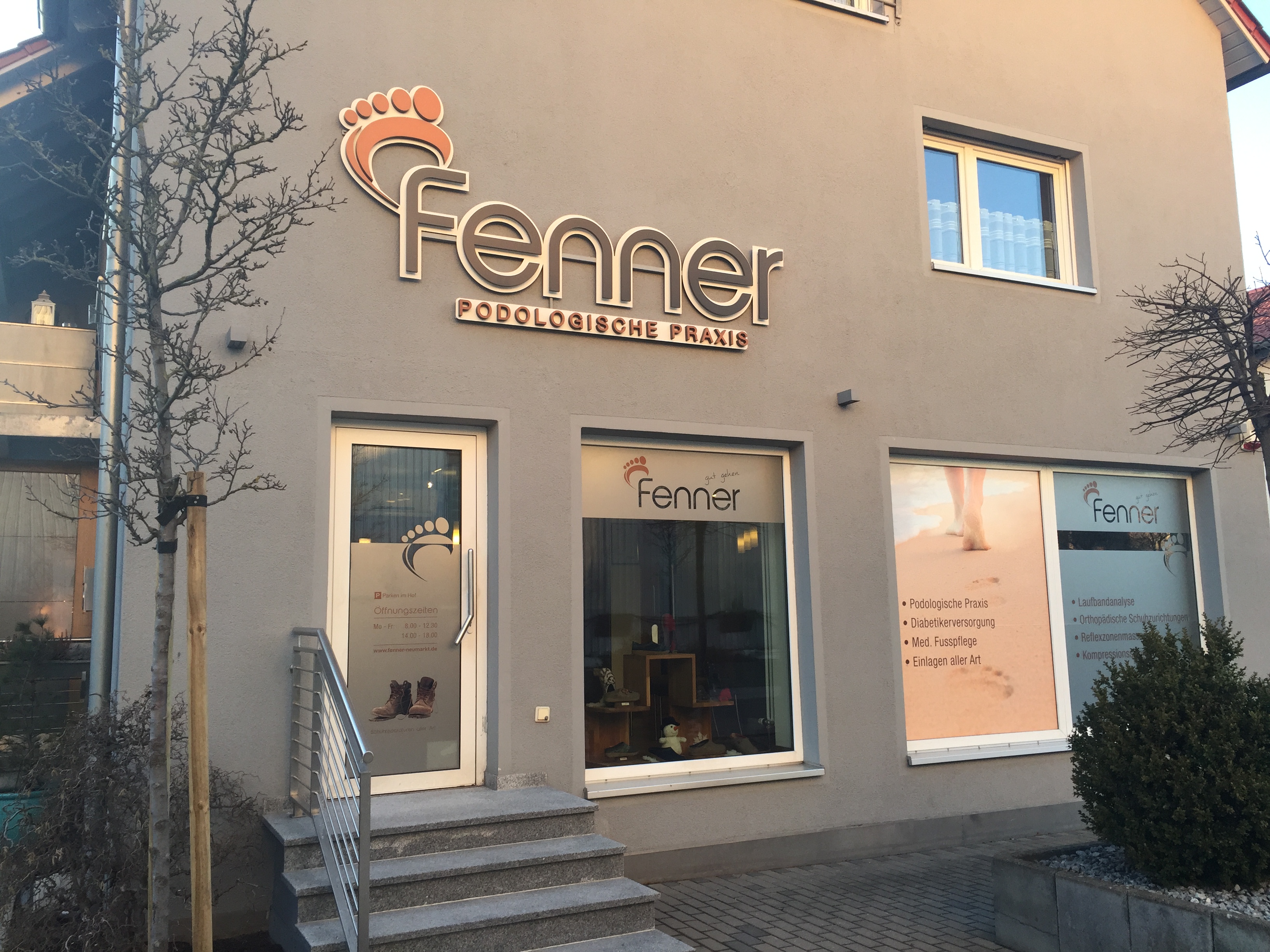 Beispielarbeit von Podologie Fenner - gut gehen - veröffentlicht auf Sanimio.de