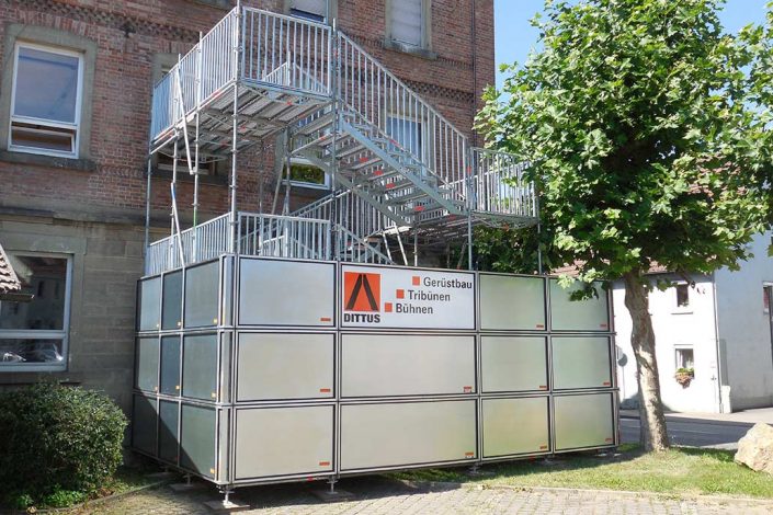 Beispielarbeit von Dittus Gerüstbau GmbH - veröffentlicht auf Geruestbau.org