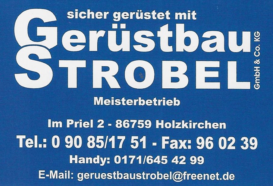 Logo der Firma Gerüstbau Strobel GmbH & Co. KG aus Wechingen auf dem Branchenportal Geruestbau.org