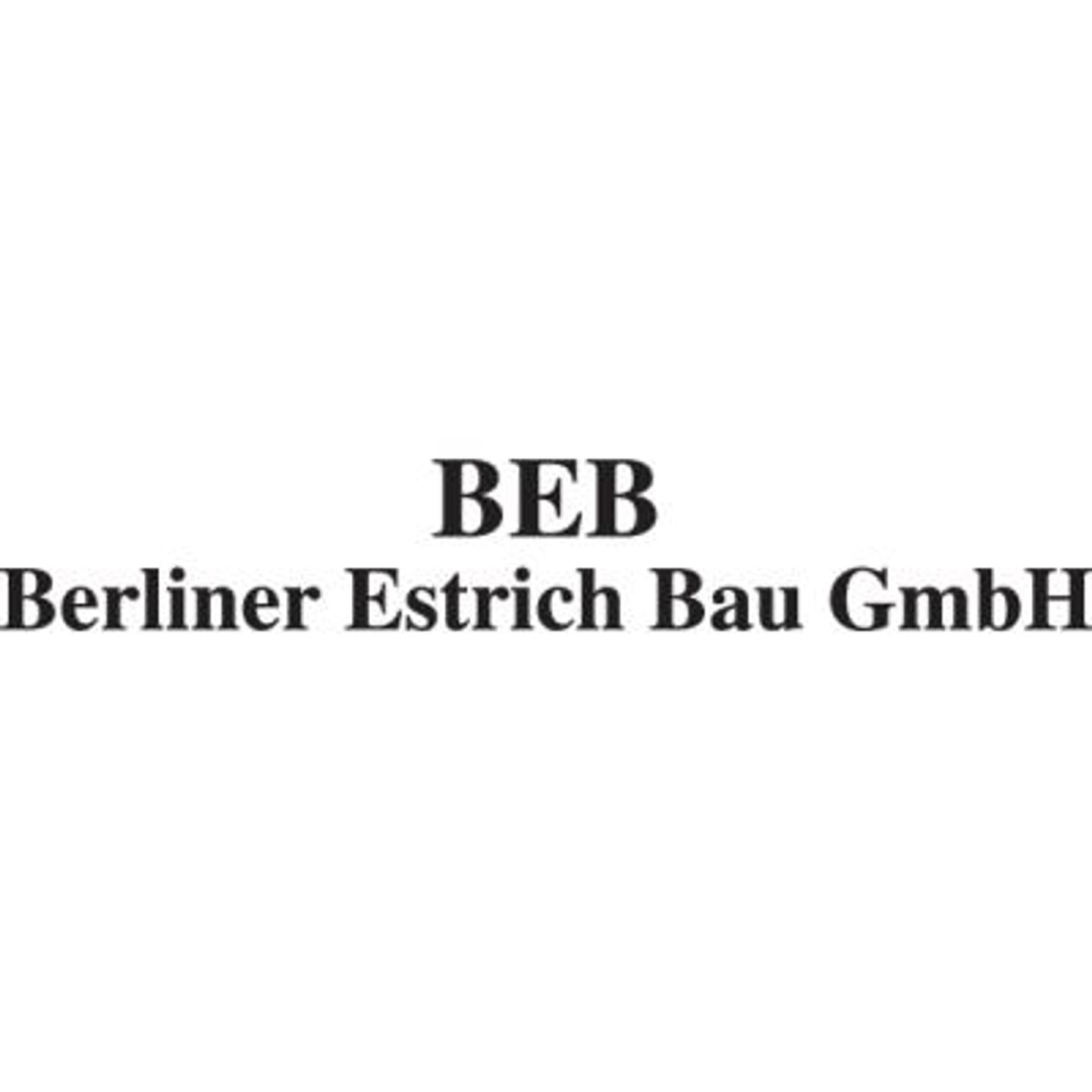 Logo der Firma BEB Berliner Estrich Bau GmbH aus Berlin auf dem Branchenportal Maurer-und-Betonbauer.de